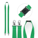 20mm Lanyards with Dual Metal Clips & Breakaway | Durable ID Holders | 100 Pack