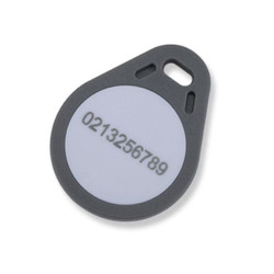Olix AAPROXTAB Tab Style Mini Key Fobs Black (10 Pack)