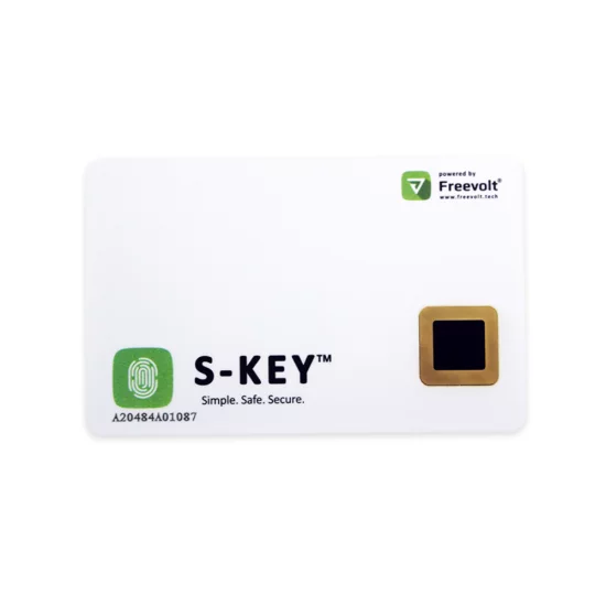 S-Key - Biometric Access Cards (front view)