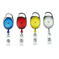 Yo-Yo Premier Badge Reel - Translucent 70cm Retractable Cord - Pack of 100