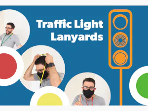 Social Distancing Using Traffic Light Lanyards