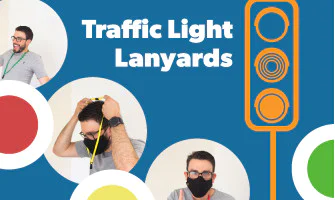Social Distancing Using Traffic Light Lanyards
