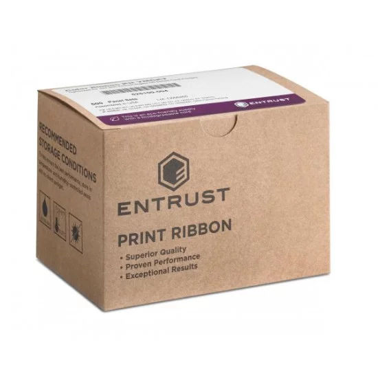 Entrust Scratch-Off Grey Monochrome Ribbon - 1500 Image 525900-009