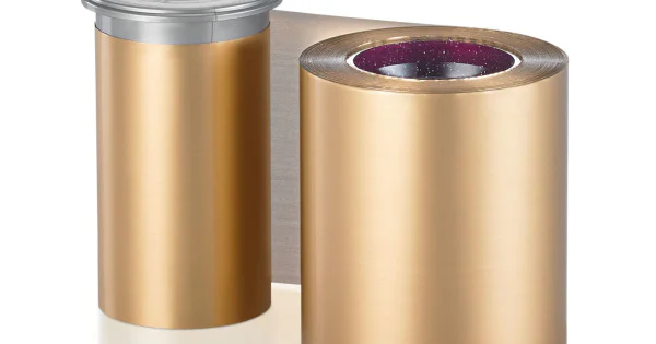 Entrust Matte Gold Monochrome Ribbon - 1500 Image