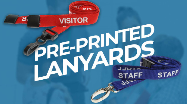 Pre-printed lanyards