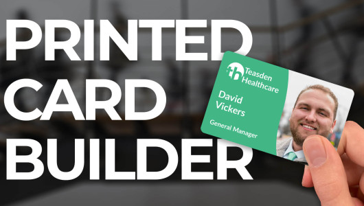 Printed card builder
