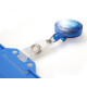 Blue Pre-Printed NHS Lanyard with Double Health & Safety Breakaway Clips and Printed Badge Reel Attachment - Pack of 100