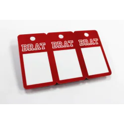 Mini Plastic Cards - 3 Up