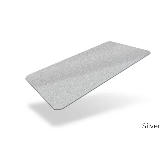 Several Metallic PVC Cards in gold, silver and light gold