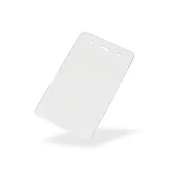 Vinyl Visitor Pass Holder - 80 x 102mm - Portrait - pack of 100