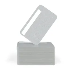 Silver Signature Strip Cards - pack of 100