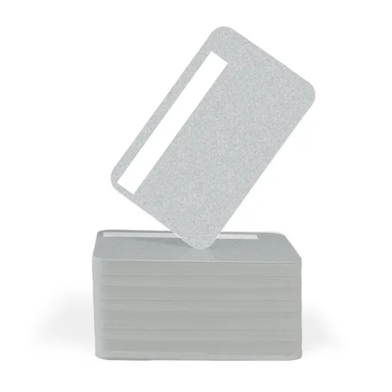 Silver Signature Strip Cards - pack of 100