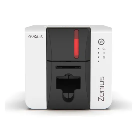 Evolis Zenius 2 ID Card Printer (Front View)