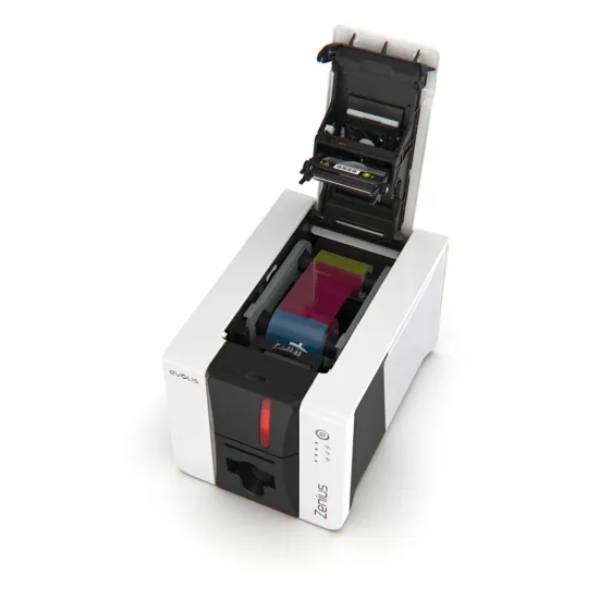 Evolis Zenius 2 ID Card Printer (Front View)