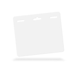 25350908 ExpoBadge 260S Butterfly Badge Labels, 96.5 x 82 mm, 3 Slots (Pack of 500)