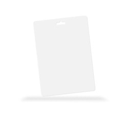 25350940 ExpoBadge 260T-EU Tear-Resistant Badge Labels with Euro Slot, 96.5 x 134 mm (Pack of 500)