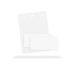 25350912 ExpoBadge 260+ Butterfly Badge Labels with 2 Vouchers, 96.5 x 134 mm (Pack of 500)
