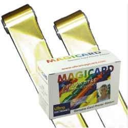 Magicard LC3 Single Colour Ribbon - Gold M9005-753-5