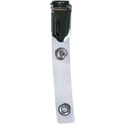 Strap Clip Fastener with Reinforced Clip On Strap - Pack of 100