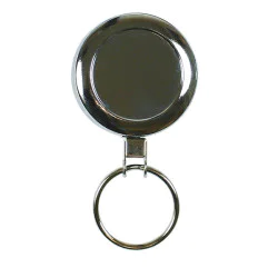 Heavy Duty Reel with Keyring - All Chrome