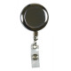 front of heavy duty chrome badge reel with strap
