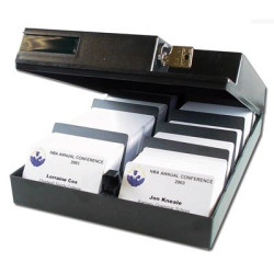 Lockable Conference Box Lockable Conference Box Full of ID Cards