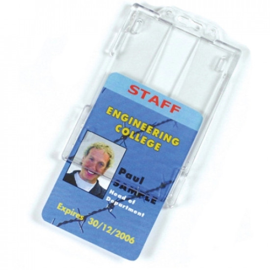 Badge Buddy ID Card Holder - Vertical - pack of 100