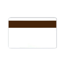 Lo-Co Magnetic Stripe Cards  Blank white card with magnetic stripe