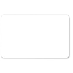 Blank White Composite Card  60/40 white blank composite ID card