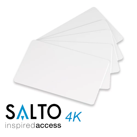 Salto KS PCD04KBKS-5 MIFARE DESfire EV2 White PVC Cards - Pack of 5