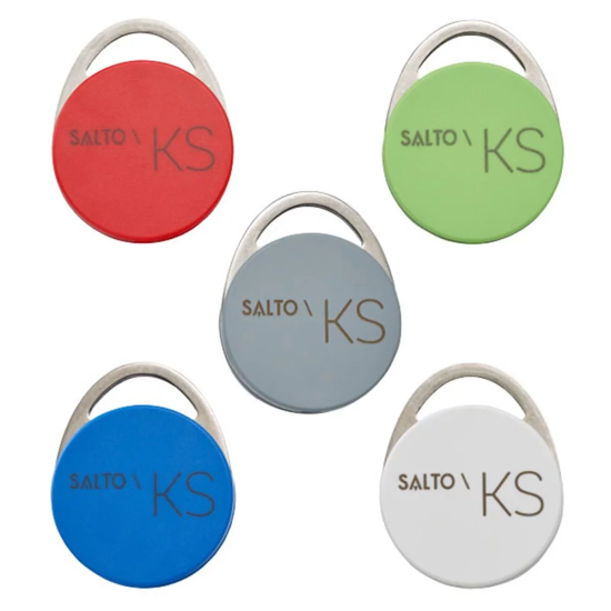 Salto KS PFD04KMCKS Multi-Coloured MIFARE DESFire Fobs - Pack of 5