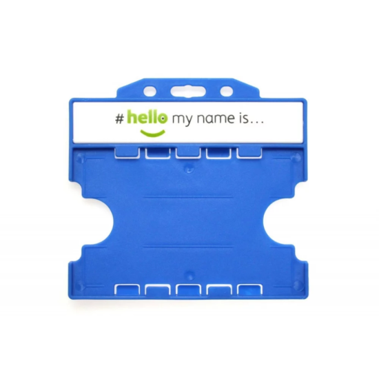 Double-Sided Open-Faced Cardholders - Pack of 10 - #hellomynameis