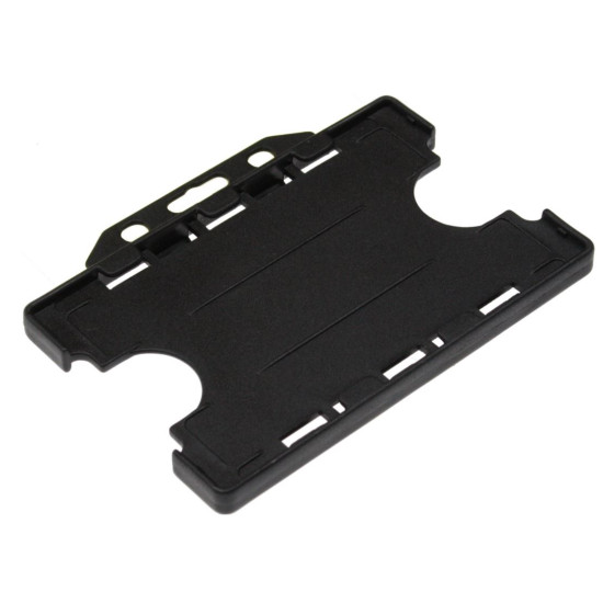 Black Double Sided Card Holder - Horizontal - Pack of 100