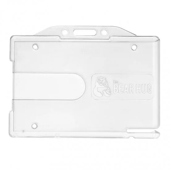 Bear Hug crystal clear card holder