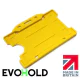 Evohold Open Faced Badge Holder - Horizontal - available in 16 colours - pack of 100