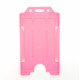 Evohold Open Faced Badge Holders - Vertical (Pink)