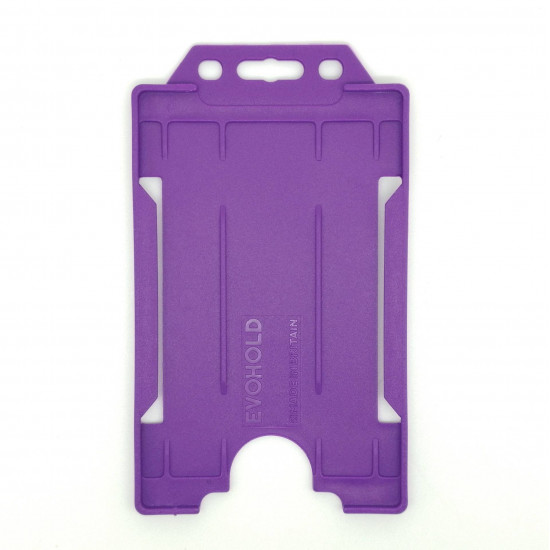 Evohold Open Faced Badge Holders - Vertical - available in 16 colours - pack of 100