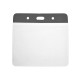 Flexible PVC Badge Holders - 102 x 83mm Landscape - Clear or Coloured Top - pack of 100