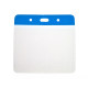 Flexible PVC Badge Holders - 102 x 83mm Landscape - Clear or Coloured Top - pack of 100