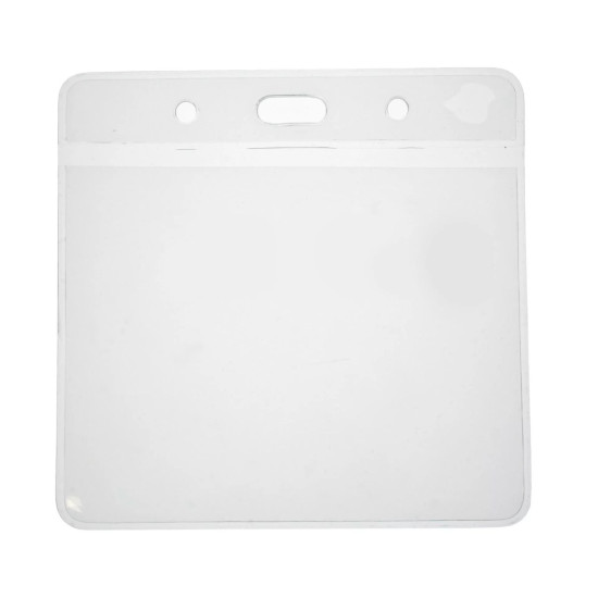 Clear PVC ID card holder 