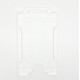 Evohold Open Faced Badge Holders - Vertical (White)