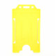 Evohold Open Faced Badge Holders - Vertical (Yellow)