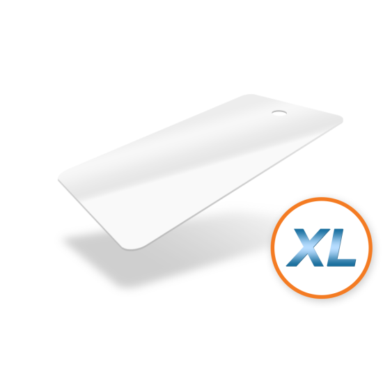 Matica XL8300 PVC XL Oversized Cards - Plain White - Pack of 250