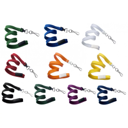 10mm Plain Lanyard with Metal Dog Clip - Pack of 25 10mm Plain Lanyard with Metal Dog Clip - Pack of 25