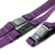 10mm Purple Lanyards with 3 Health and Safety Breakaways