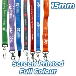 15mm Dye Sublimation Personalised Lanyards – 12 day delivery