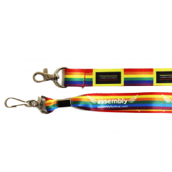 Personalised Rainbow Lanyards Personalised Rainbow Lanyards