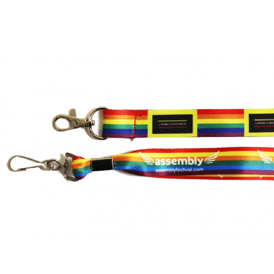 Personalised Rainbow Lanyards