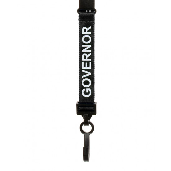 15mm Black Pre-Printed Breakaway Lanyard - Governor - pack of 100