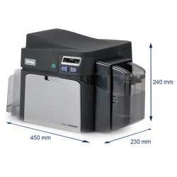 FARGO DTC4250e Single-Sided ID Card Printer with USB and Ethernet FARGO DTC4250e Single-Sided ID Card Printer with USB and Ethernet